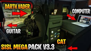 Interior Mods Sisls Mega Pack V3.3 Cabin Accessories Mod For Ats 1.58 To 1.35 Ats Mods