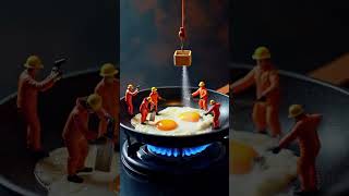 Tiny People Cooking Giant Meals! 😍 | Mini Chefs Making Big Food #minipeople #chef #shortsfeed #viral