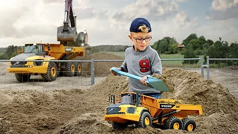 Volvo Construction Equipment - Volvo A60H Kids Toy - Articulated Hauler