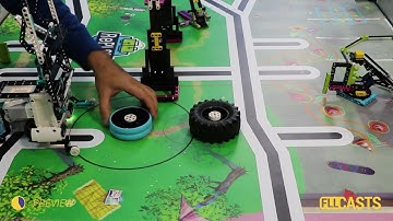 FLL 2020: How to accomplish Tire Flip mission with LEGO Mindstorms Robot Inventor