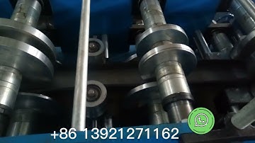 🛠️ Manual C Purlin Roll Forming Machine#RollFormingMagic