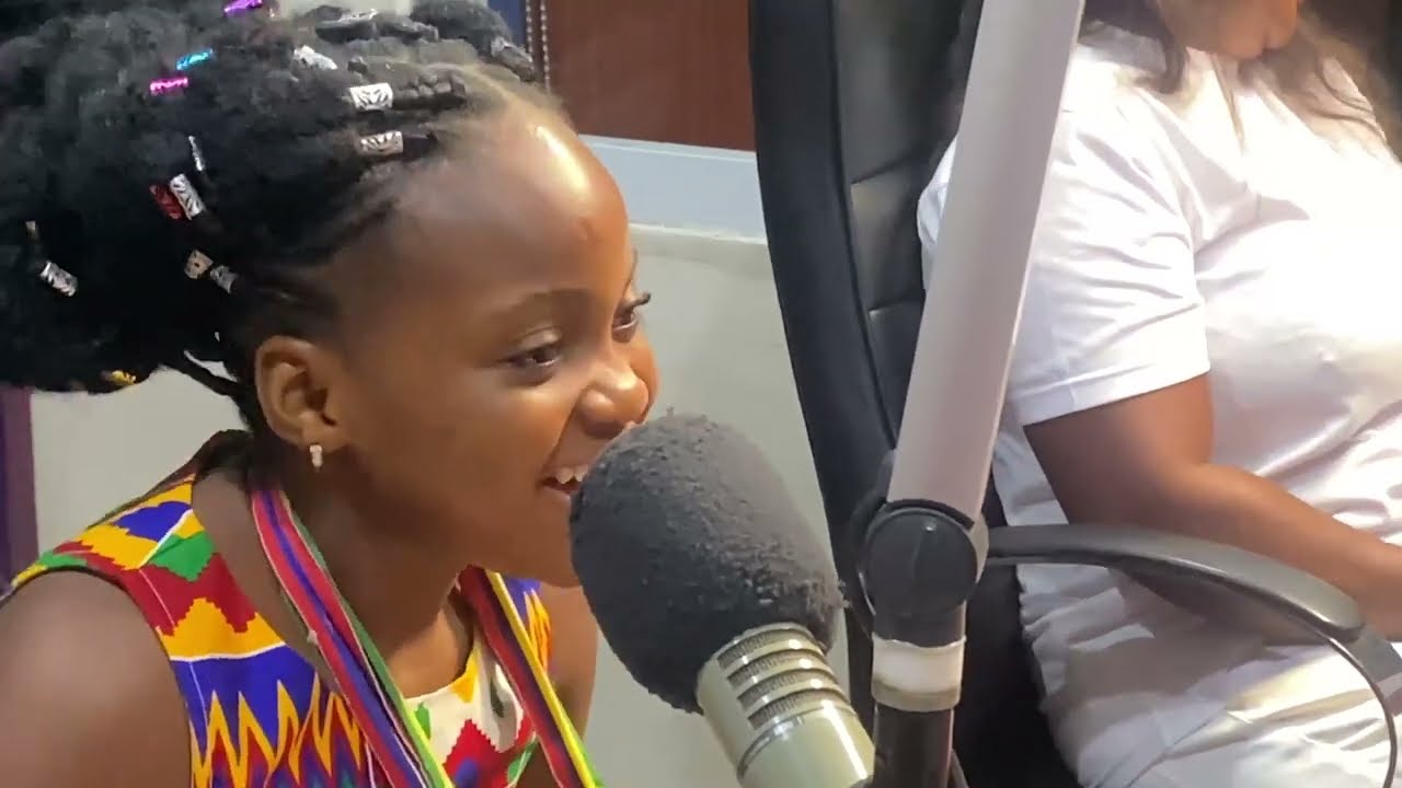 AKWELE VISIT ATINKA TV / FM AFTER WINING THE ATINKA KIDZ DANCE