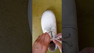 how to tie shoe laces easily