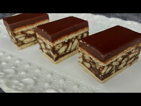 Keks Torta Sa Lomljenim Keksom I Pudingom