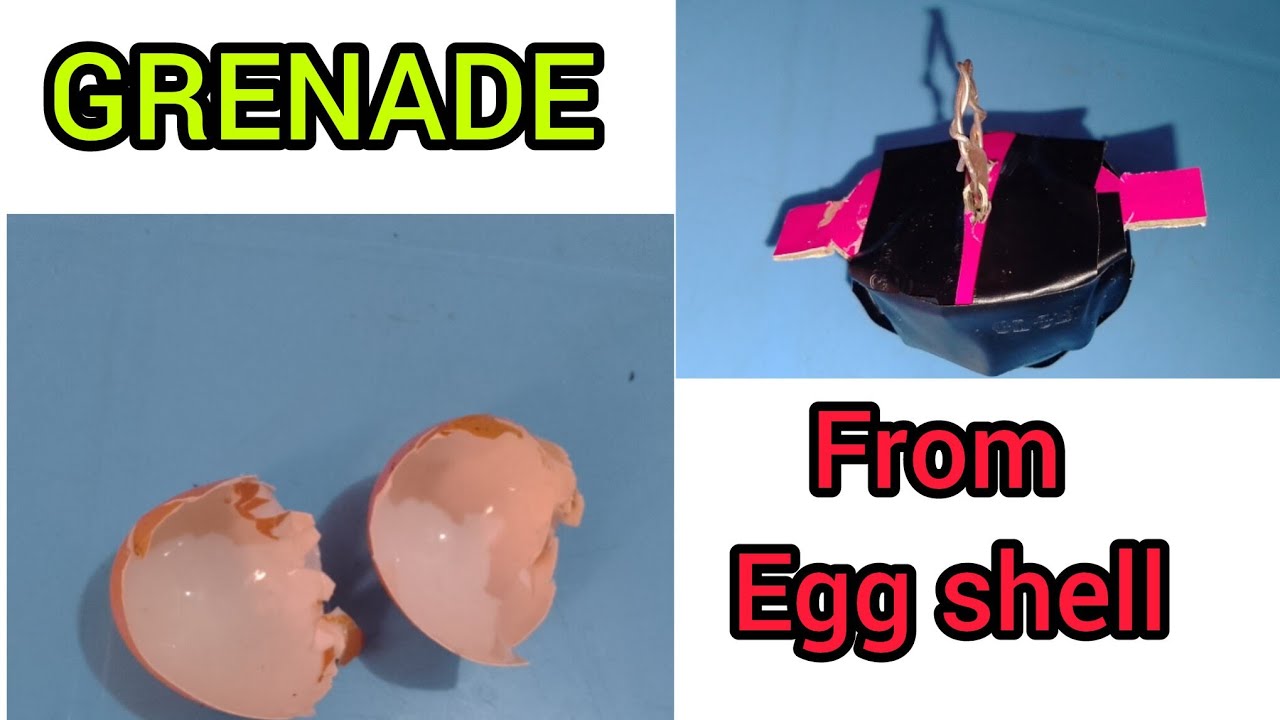 Amazing Hand Grenade from Eggshell | DIY at home