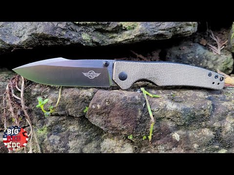 OKnife Beagle l Limited Edition Olive Micarta l Built by Kizer