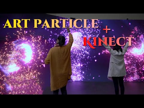 Interactive Trace Body: Kinect Sensor LED Wall Art