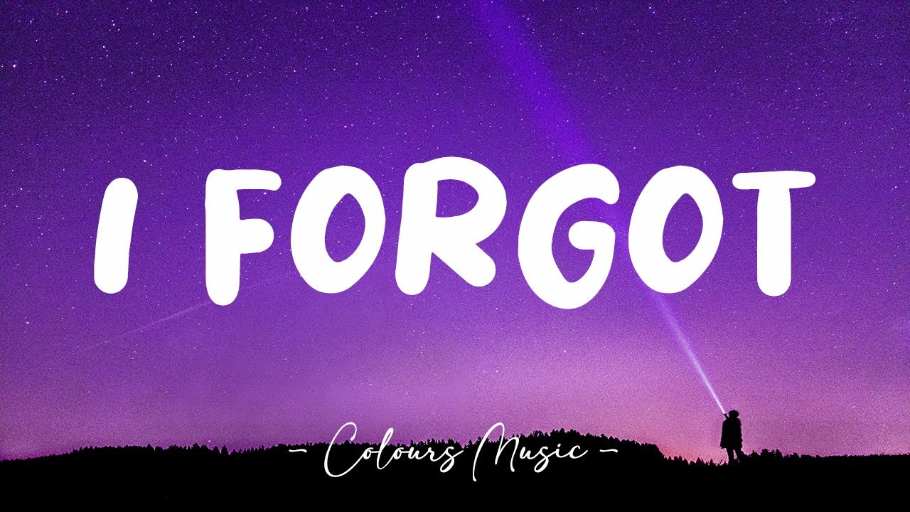 I Forgot-Lyrics-Clara Mae-KKBOX