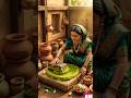 Miniature Dadi Doll Cooking Masoor Dal Dosa with Garlic Mirch Raita