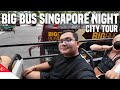 Singapore vlog  big bus night city tour  ivan de guzman