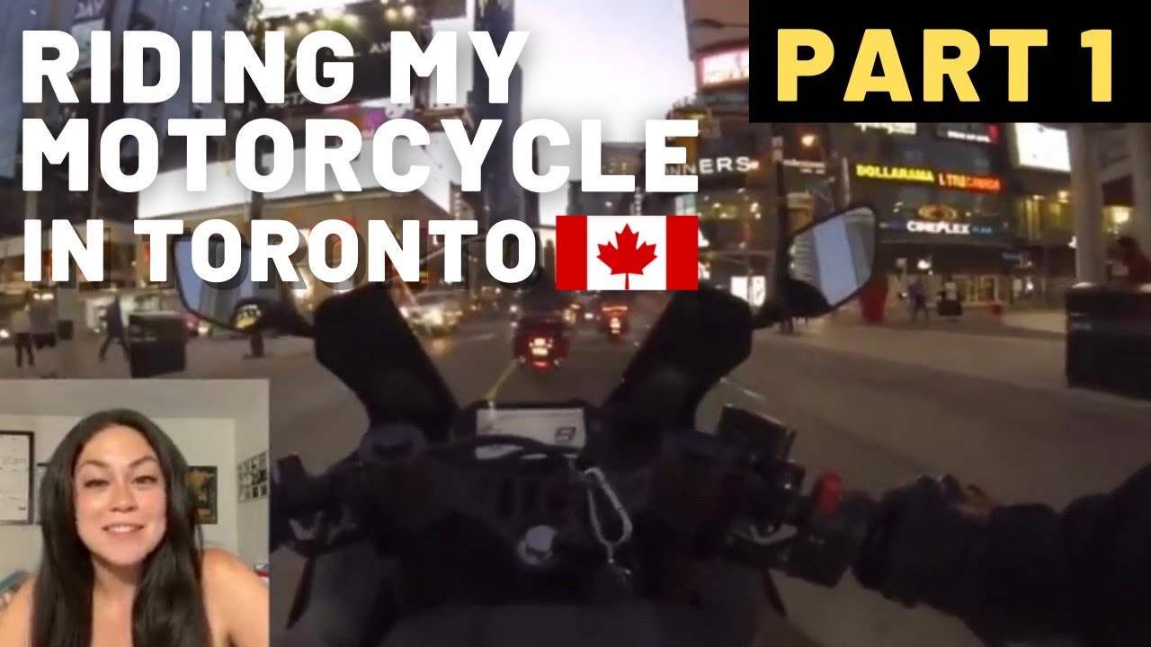 Riding my Motorcycle in Toronto [Part 1] YouTube