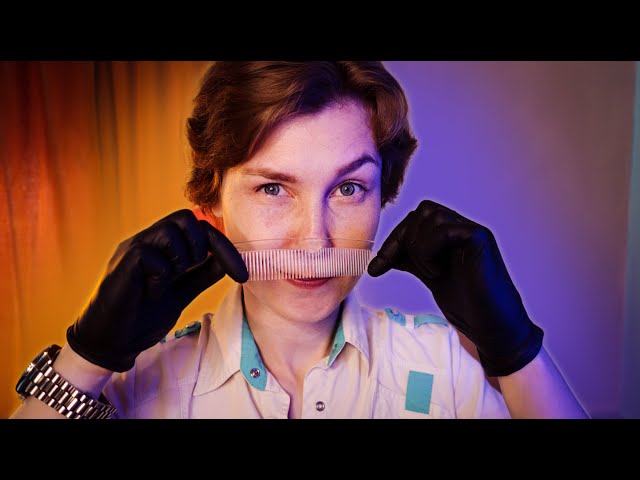 ✨ASMR toxic trichologist will check you for lice┃ASMR trichologist examination
