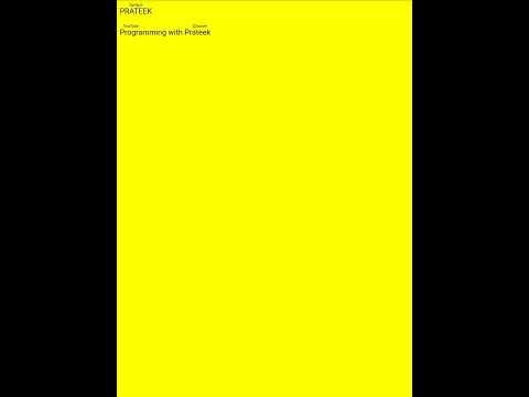 HTML Program -