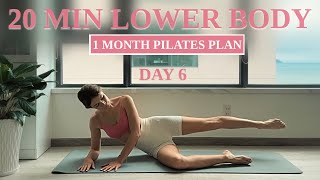 DAY 6 - 1 month Pilates Plan 2025 | 20 MIN Slim Tights & Toned Booty | RITA MARK