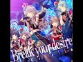 『Break your desire』piano | Roselia