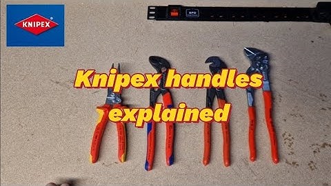 Knipex handle types explained
