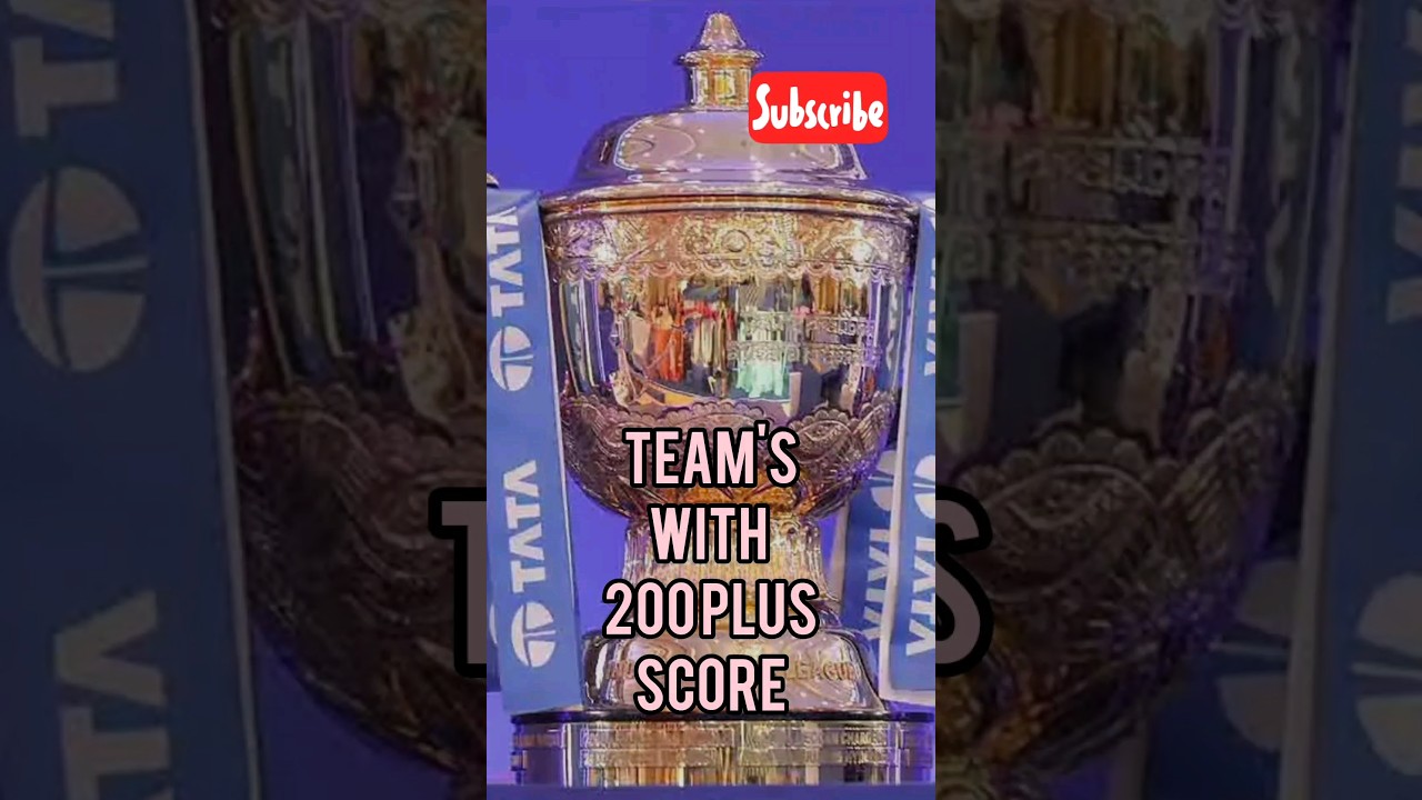 200 PLUS SCORE IN IPL HISTORY 🔥