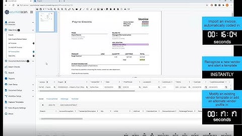 AcumatiScan - Featuring Cloud Capture with OCR and Smart Extraction Technology