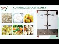 Energy saving commercial food steamer 24 trays  rice idli steamer  multipurpose food steamer