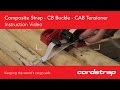 Cordstrap  2a composite strap  cb buckle  cab tensioner