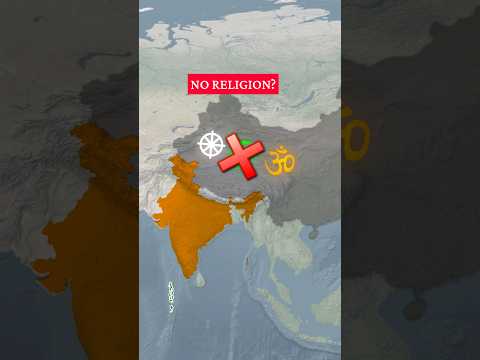 Which Religion Rules India’s Neighbors? 🌏 #shorts