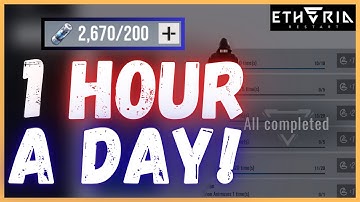 THIS is NOT a JOB! DAILY GUIDE on TIME SPENT in ETHERIA: RESTART!