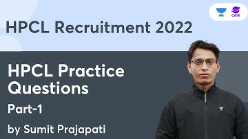 HPCL Practice Questions | Part-1 | CH | Spark Batch | Sumit Prajapati | Planet GATE