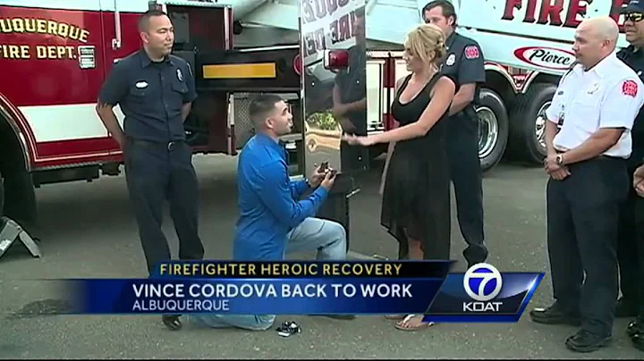 Firefighter returns to work after battle with brain tumor