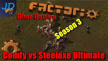 Factorio PvP Biter Battles | Season 3 Match 14 | Comfy vs Steelaxe Ultimate