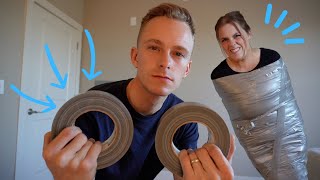 I Wrapped Liv In 100 LAYERS OF DUCT TAPE!! || Zack & Liv