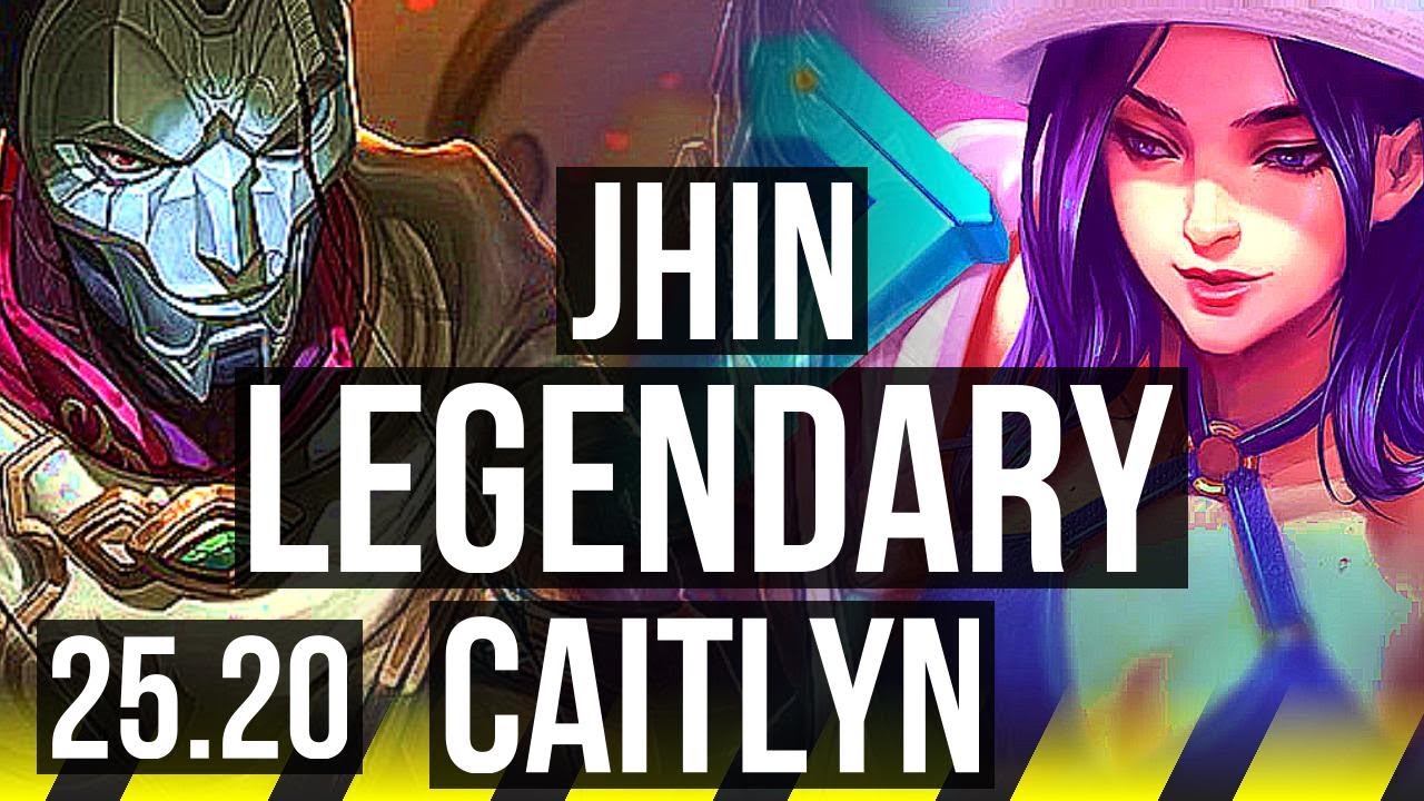 JHIN & Thresh vs CAITLYN & Neeko (ADC) | Legendary | KR Master | 25.20