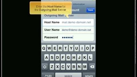 Configuring email on an iPhone by Host4Go Tutorials