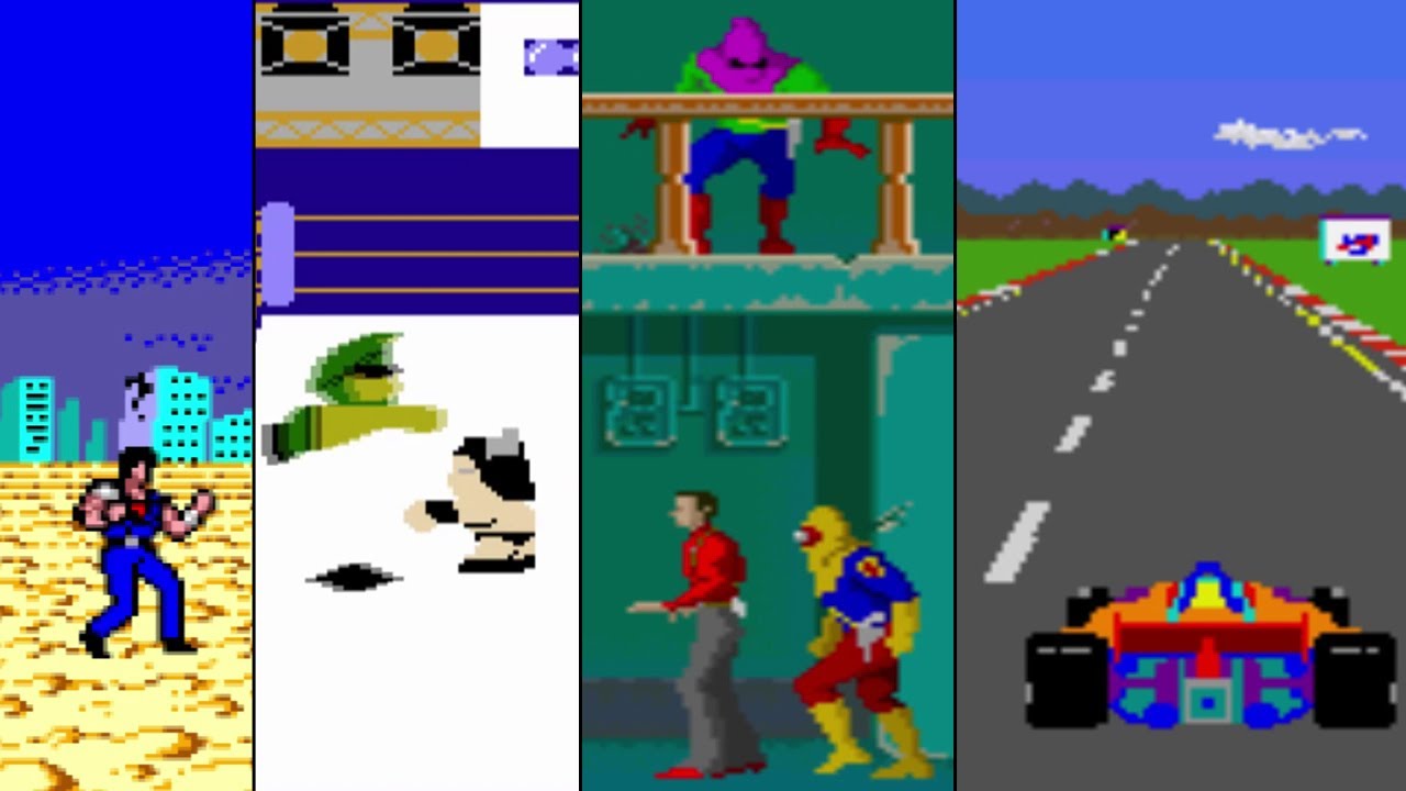 10 Classic Games From The 1980s - Retro Gaming in the Past - YouTube