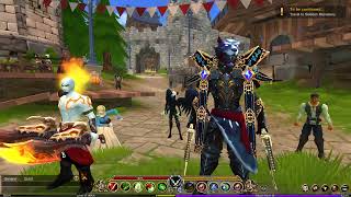 Darkon Boss Fight with Melee Class and Disengage Cross Skill - Zero Spell Damage Taken