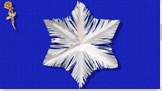 ❄ Flocon de neige ✂ découpé en papier screenshot 2