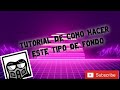 Tutorial de como hacer un fondo de esta manera 🥷🏻