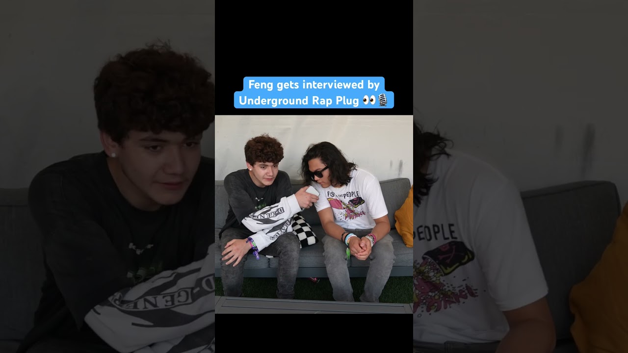 Feng gets interviewed by Underground Rap Plug 👀🎙️