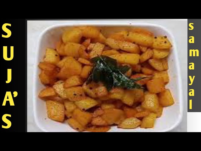 Potato Fry in Tamil | Potato Poriyal | Urulaikizhangu Varuval  |Suja's Samayal class=