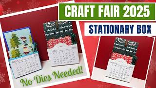 Easy Desk Organizer Box Tutorial | Craft Fair Must