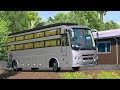 Prakash bv maxima  new sleeper bus test drive on village road  realistic 3d bus game development