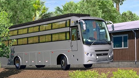 Prakash BV Maxima | New Sleeper Bus Test Drive on Village Road | Realistic 3D Bus Game Development