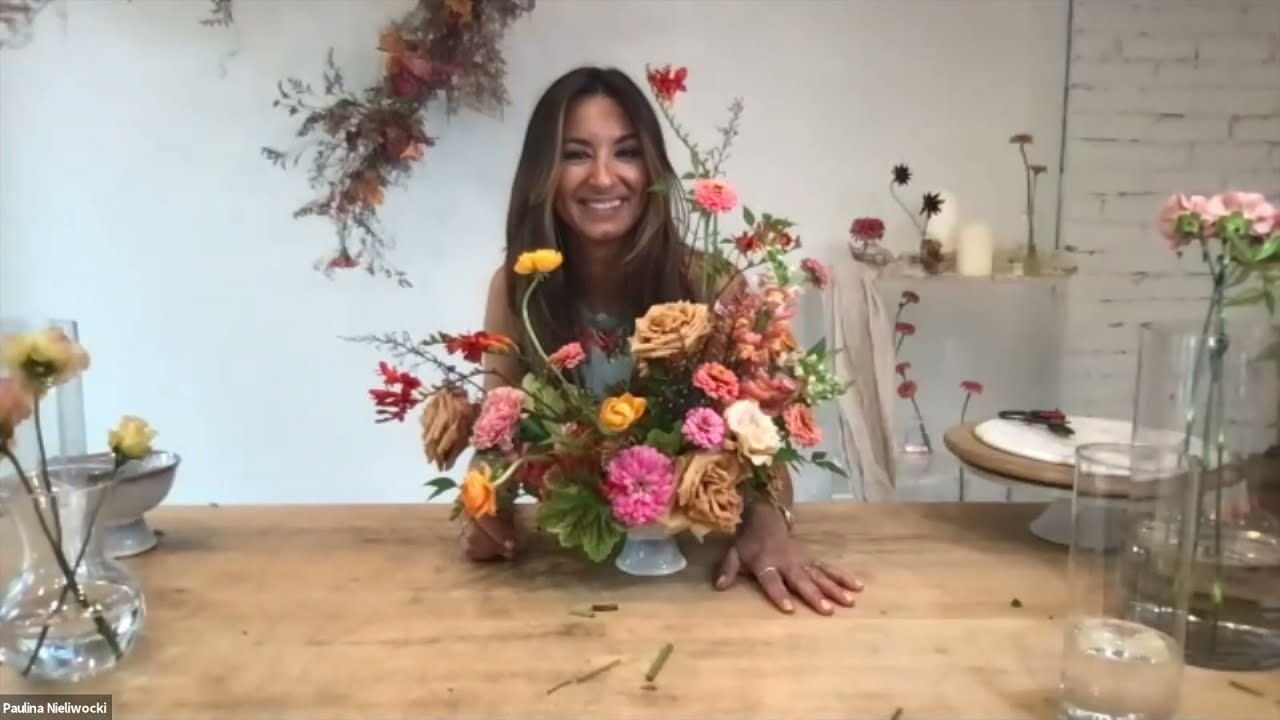 How-To Flower Arrangement from Blue Jasmine Floral
