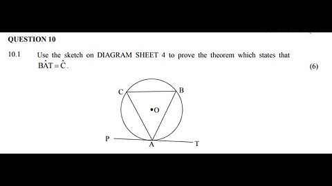 Prove angle between a tangent and a chord is equal to angle subtended by the same chord in alternate