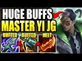 HOW TO MASTER YI JUNGLE AFTER RIOT JUST BUFFED 2 OF HIS CORE ITEMS THE DAMAGE IS CRAZY HOW TO MASTER YI JUNGLE AFTER RIOT JUST BUFFED 2 OF HIS CORE ITEMS THE DAMAGE IS CRAZY
