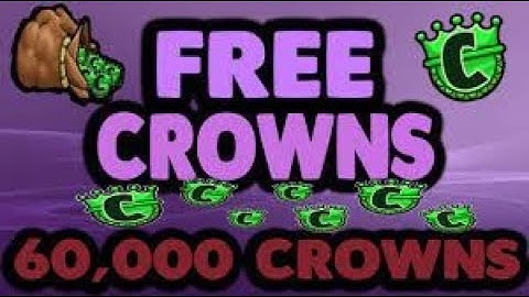 I Got 60,000 Crowns!!! : How To Get Free Crowns : Wizard101 : W101