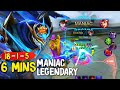 Bullying Legend Tier using Gusion! Auto Maniac & Legendary in 6 Mins! | Gusion Gameplay | MLBB