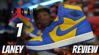 THESE DESERVE MORE RESPECT!! 2023 JORDAN 1 LANEY DETAILED REVIEW!!