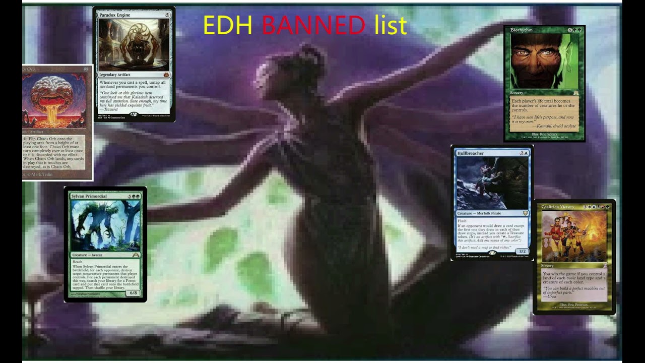 EDH banned list YouTube