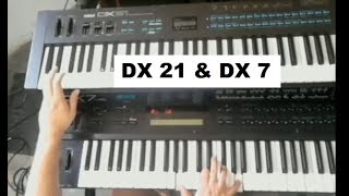 Yamaha DX21 1985 + DX7 IIFD 1987