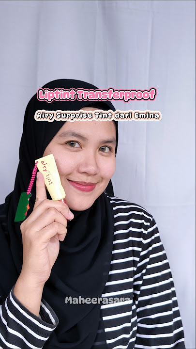 Airy Surprise Tint Emina | #review #liptint